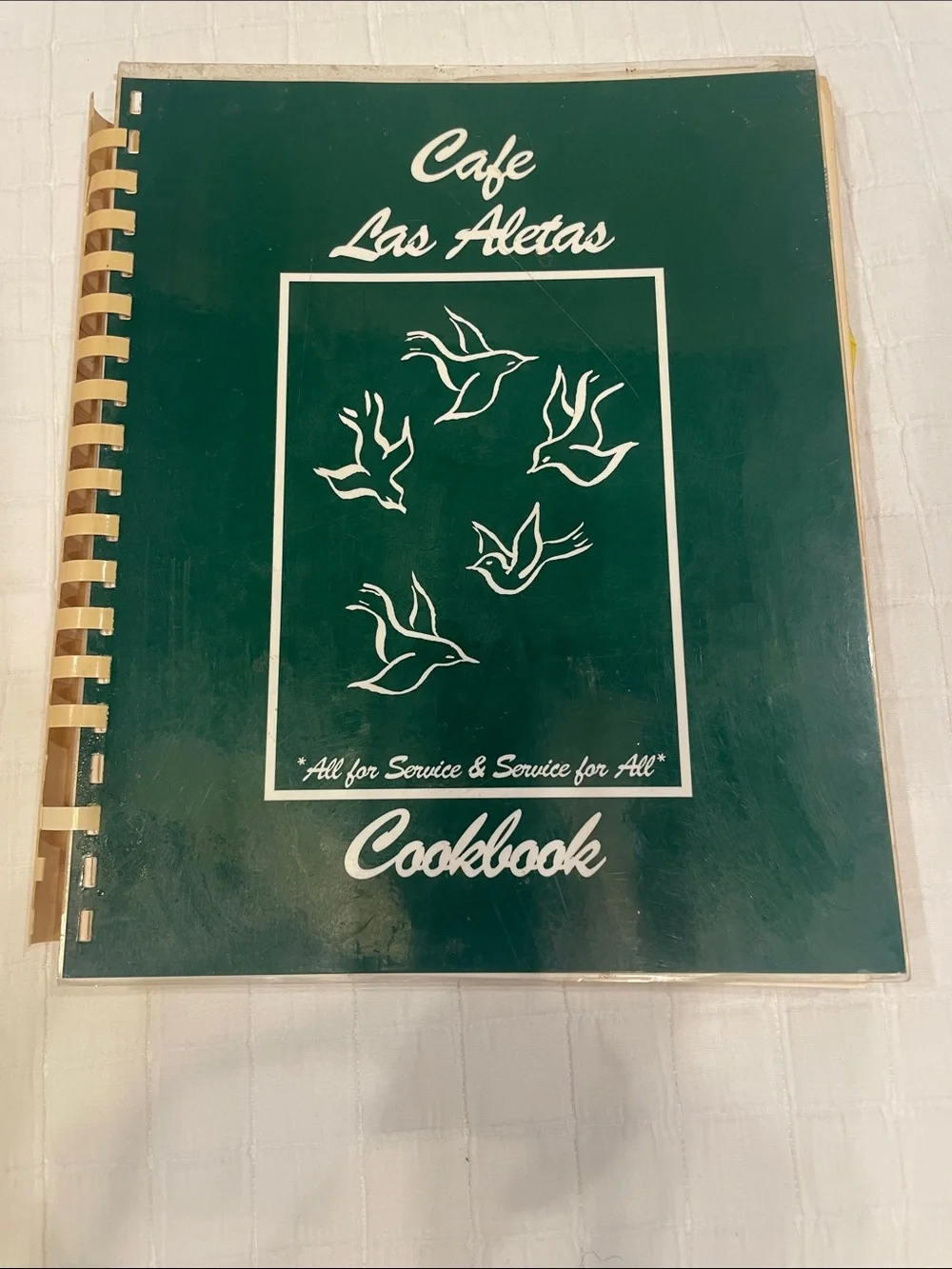 Vintage 90s Cafe Las Aletas cookbook Santa Barbara California assistance league